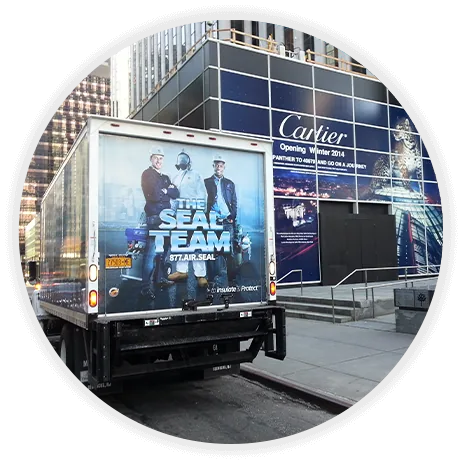The Seal Team truck outside Cartier on 5th Avenue, NYC